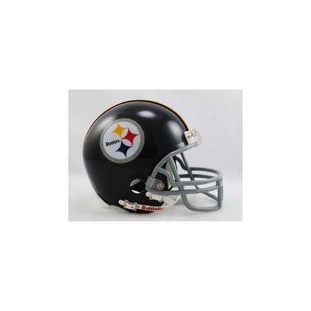 RIDDELL Pittsburgh Steelers 1963-76 Throwback Replica Mini Helmet w/ Z2B Face Mask 9585597320